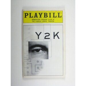Playbill Y2K Manhattan Theatre Club November 1999 Arthur Kopit James Naughton